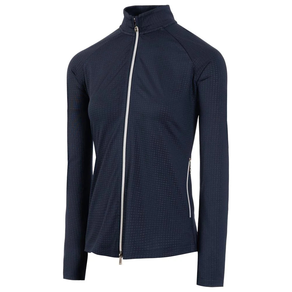 Ladies Full Zip Embossed Top Layer
