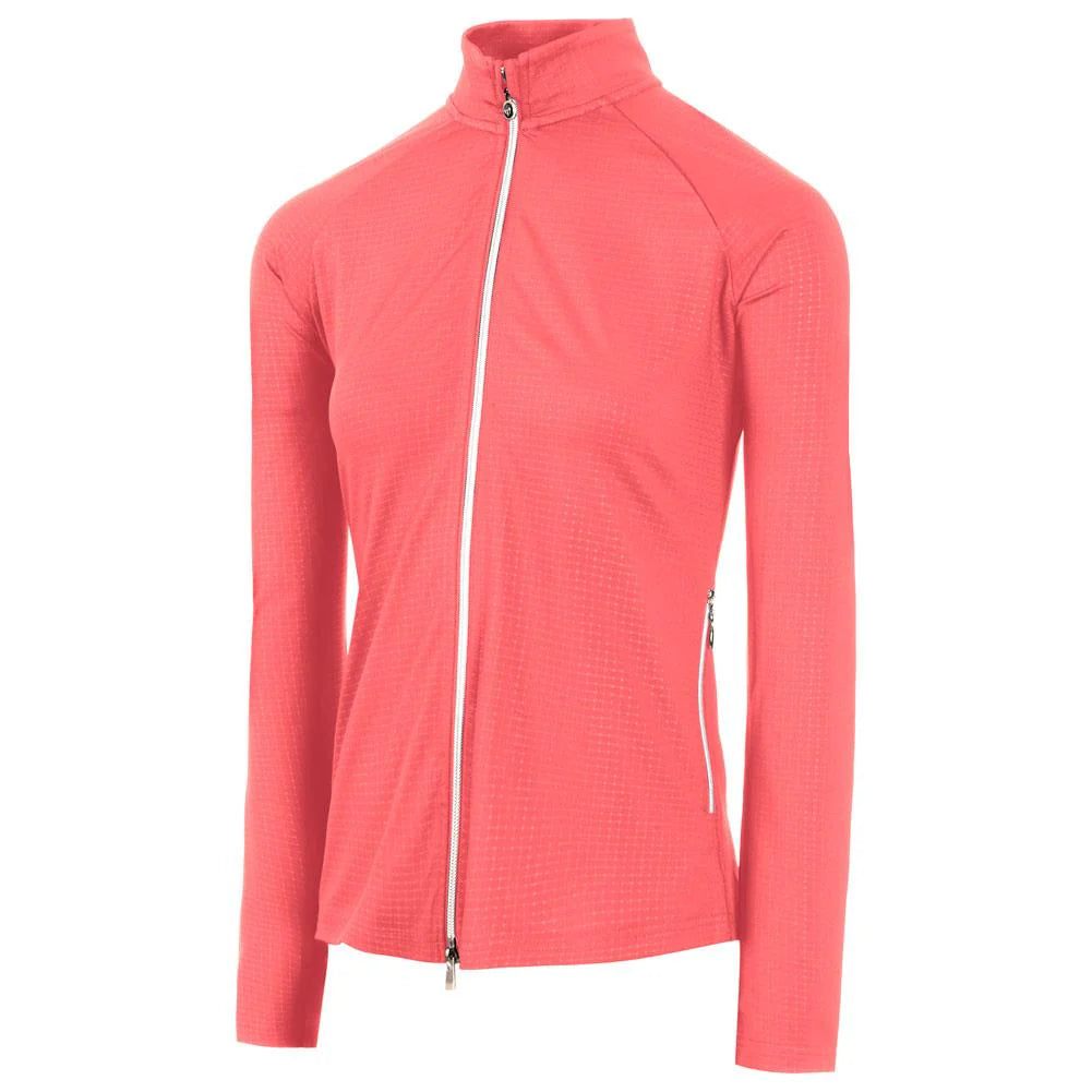 Ladies Full Zip Embossed Top Layer
