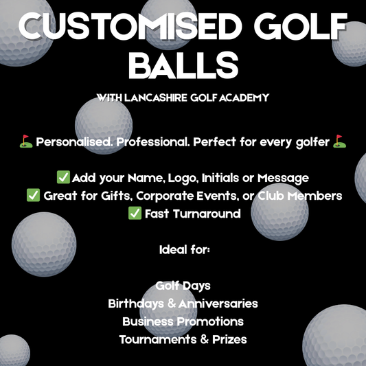 Customised Golf Balls | Personalised with Text or Image