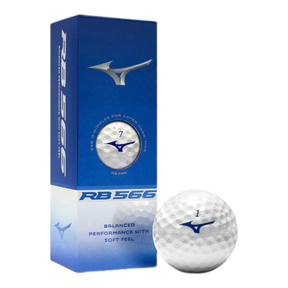 Mizuno RB666 Golf Balls White - 1 Dozen