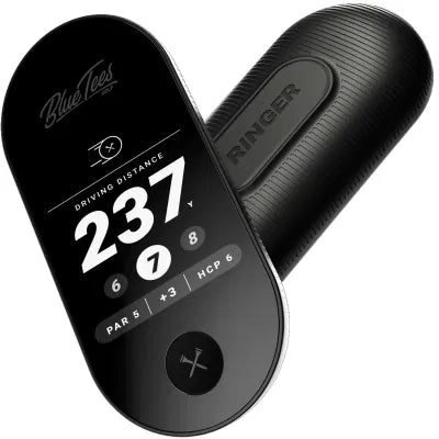 Blue Tees | Ringer Handheld Golf GPS Black