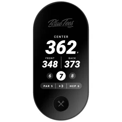 Blue Tees | Ringer Handheld Golf GPS Black