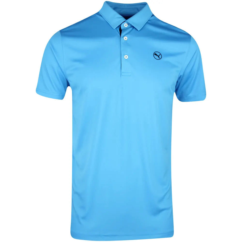 PUMA Golf Shirt Pure Solid Polo - Aqua Blue