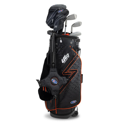 UL7 51 5 Club Stand Set, All Graphite, Black/Orange Bag | US Kids Golf