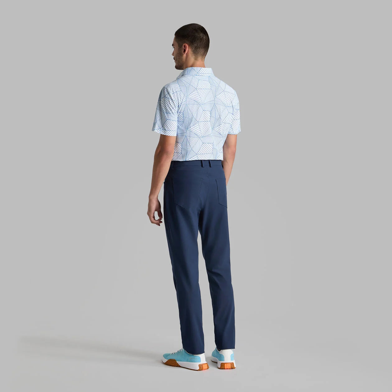 G/FORE | Geometric Tech Pique Polo
