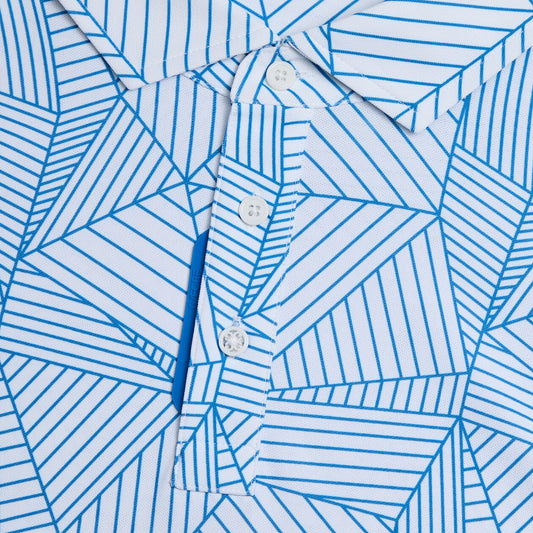 G/FORE | Geometric Tech Pique Polo