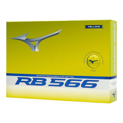 Mizuno RB666 Golf Balls Yellow - 1 Dozen