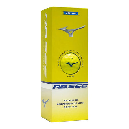 Mizuno RB666 Golf Balls Yellow - 1 Dozen
