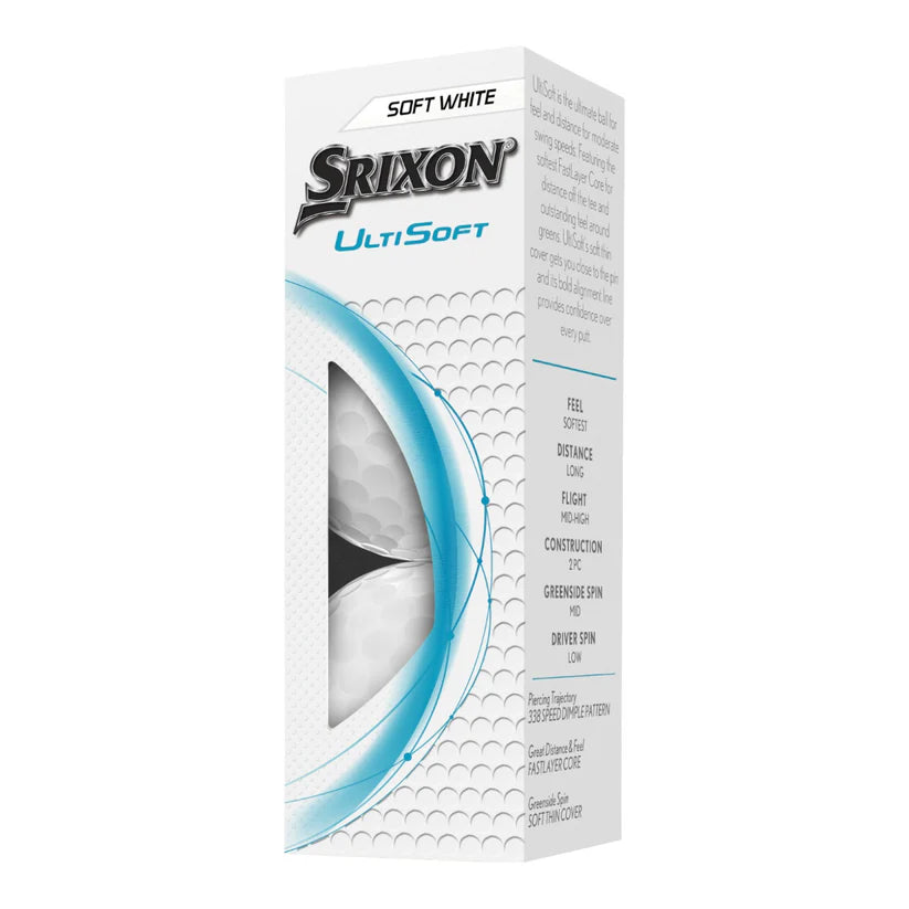 Srixon Ulti Soft White- 1 Dozen