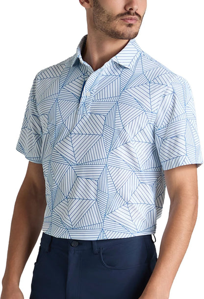G/FORE | Geometric Tech Pique Polo