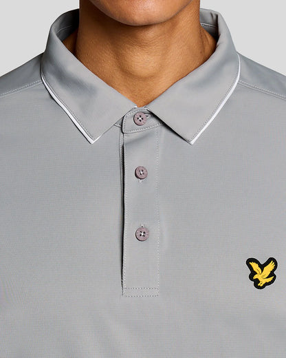 Contrast Collar Polo - Ultimate Grey | Lyle & Scott