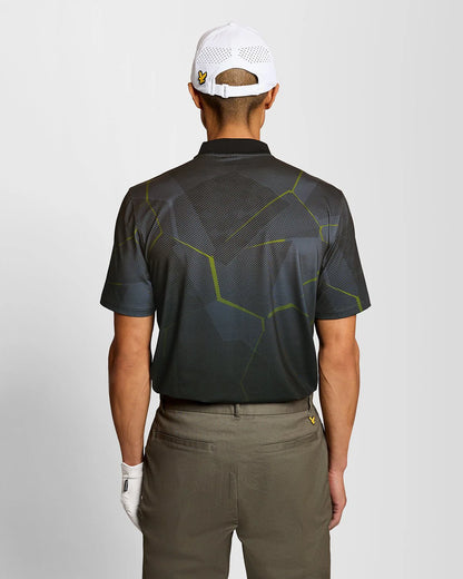 Golf Geometric Print Polo | Lyle & Scott