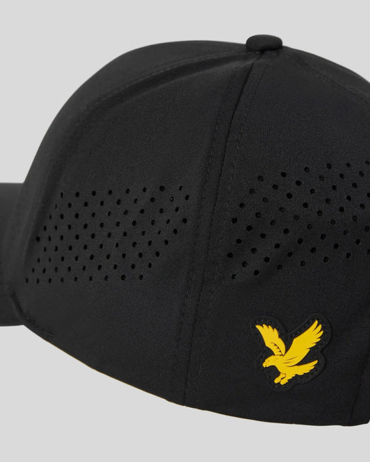 The Course Cap Black | Lyle & Scott