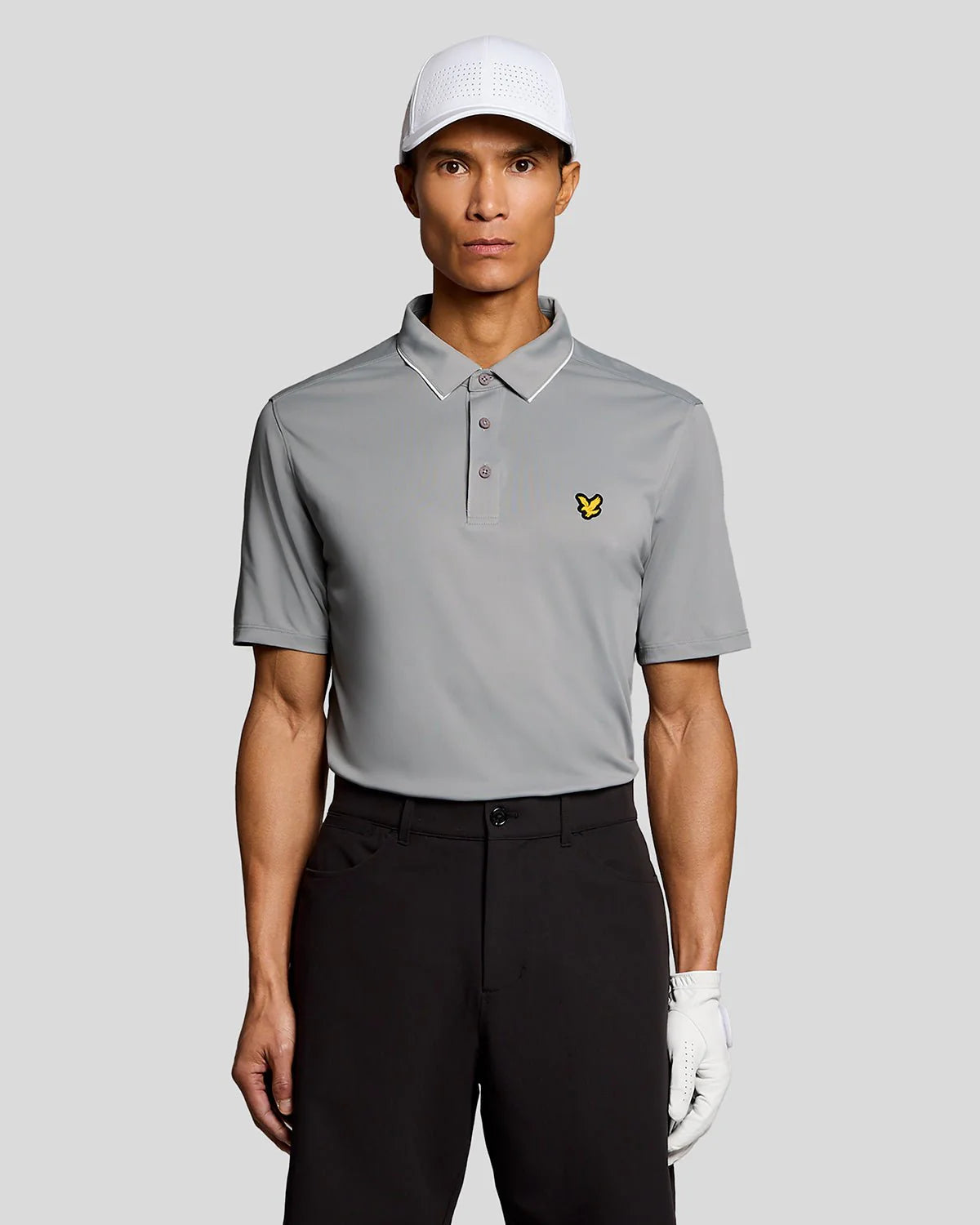 Contrast Collar Polo - Ultimate Grey | Lyle & Scott