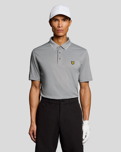 Contrast Collar Polo - Ultimate Grey | Lyle & Scott