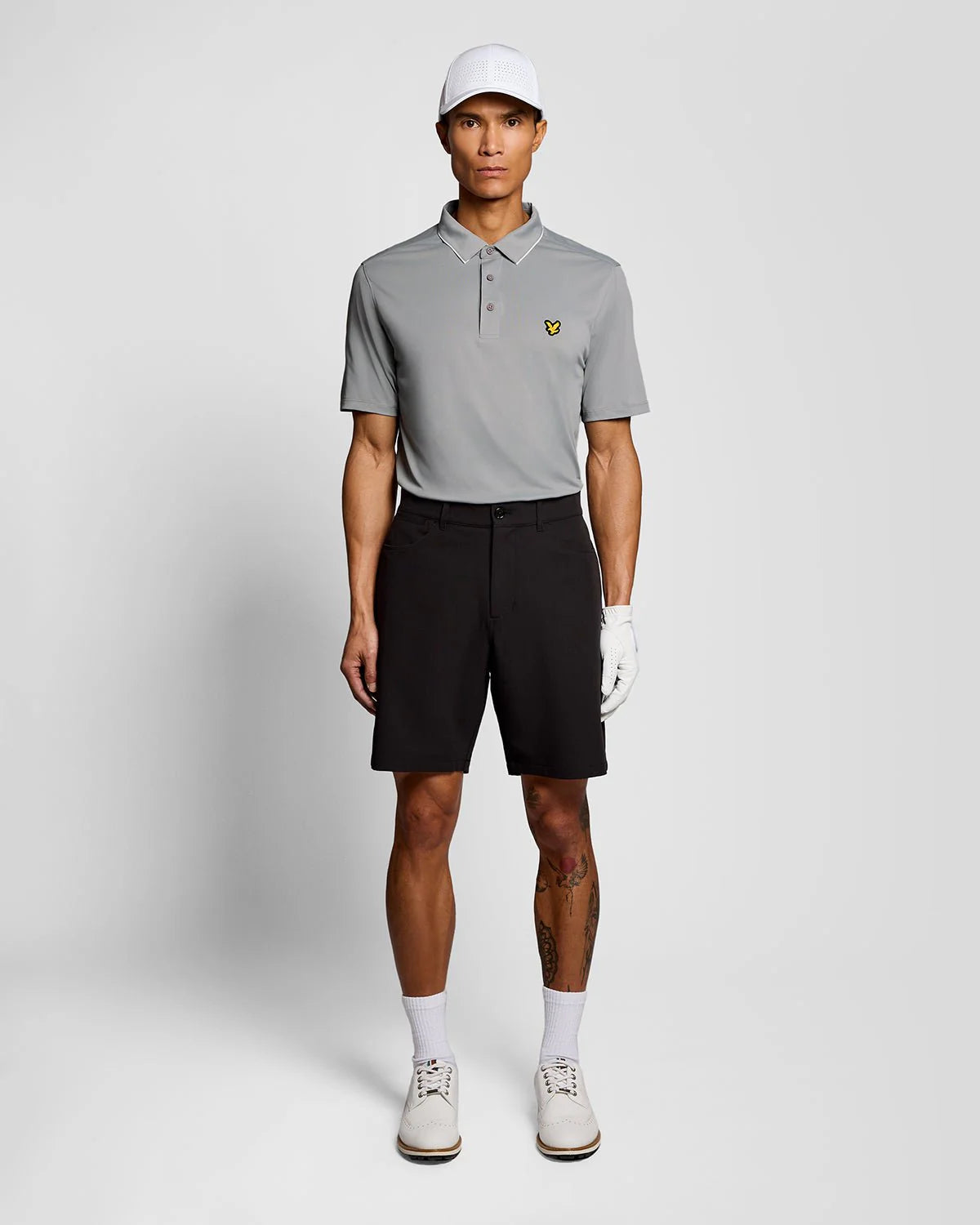 Contrast Collar Polo - Ultimate Grey | Lyle & Scott