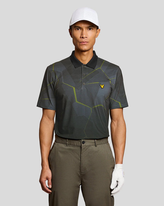 Golf Geometric Print Polo | Lyle & Scott